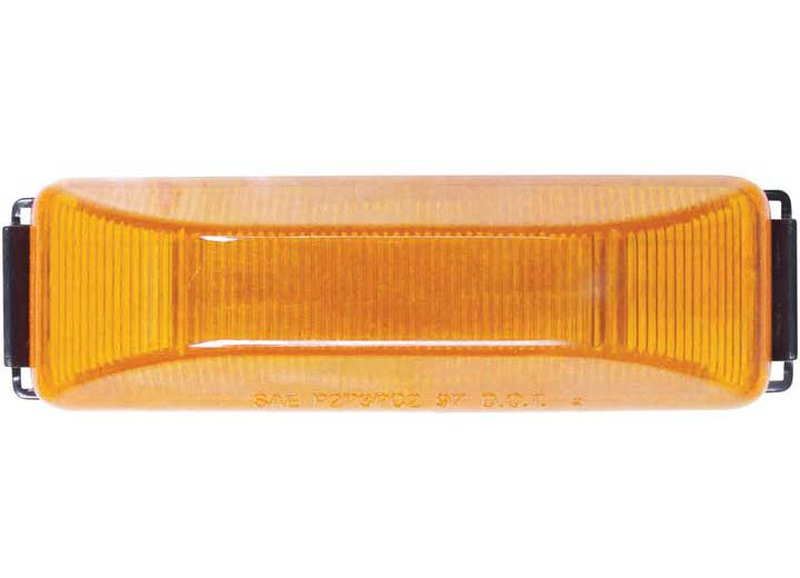 Optronics - Amber Sealed 2bulb Clearance/marker Light W/ 6ft Lead Black Abs Bracket - MC67AK