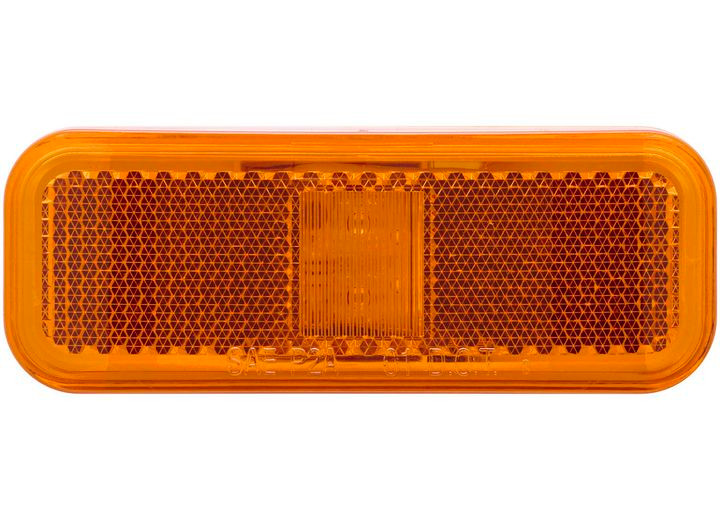 Optronics - Led Mark Rect 2 Diode Two Wire Amber Pl - MCL40ABP