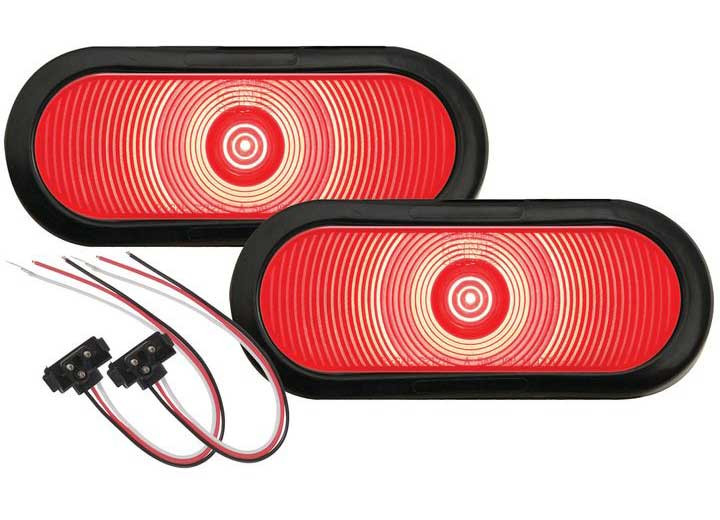 Optronics - Led One Series 6in Oval Kit Grommets/plugs Included - TLL002RK
