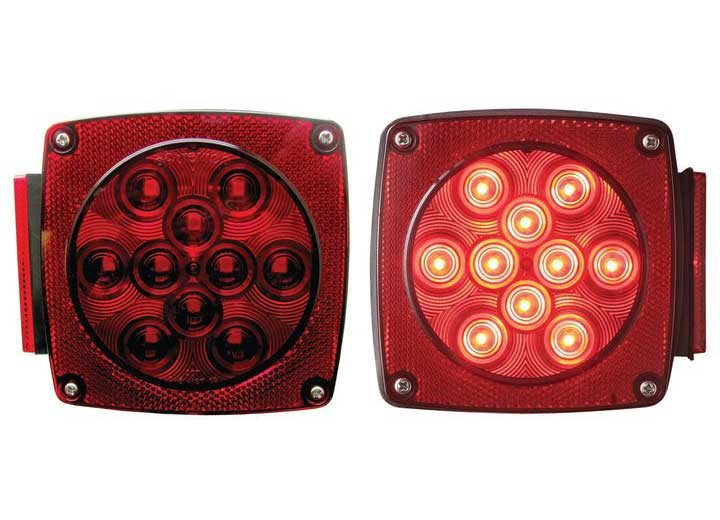 Optronics - Led Waterproof Trailer Light Kit Traditional Style Includes Mounting Hardware Only - TLL90RK