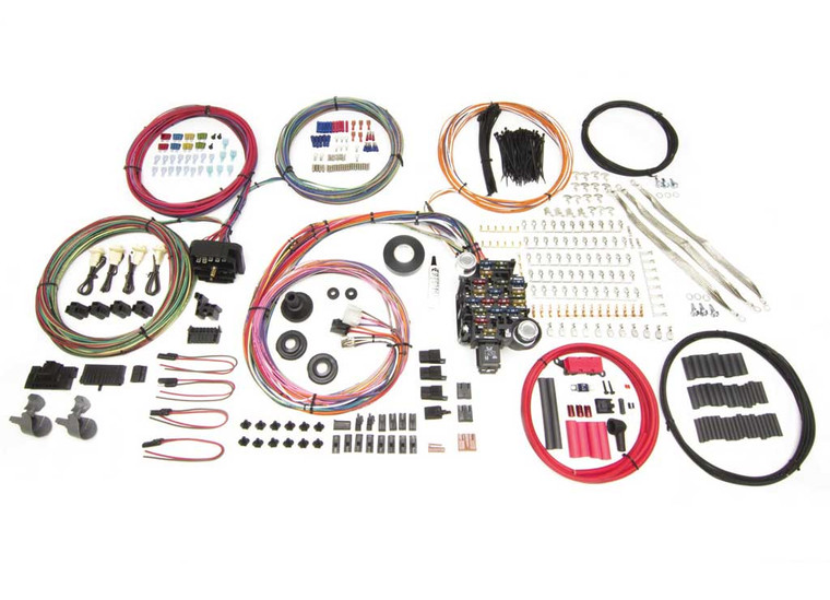 Painless Performance - 25 Circuit Harness Proseries Truck Key In Dash Bulkhead - 10416