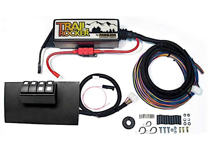 Painless Performance - Trail Rocker System Jeep Wrangler Jk 200710 (auto Only) Black Dash Panel - 57002