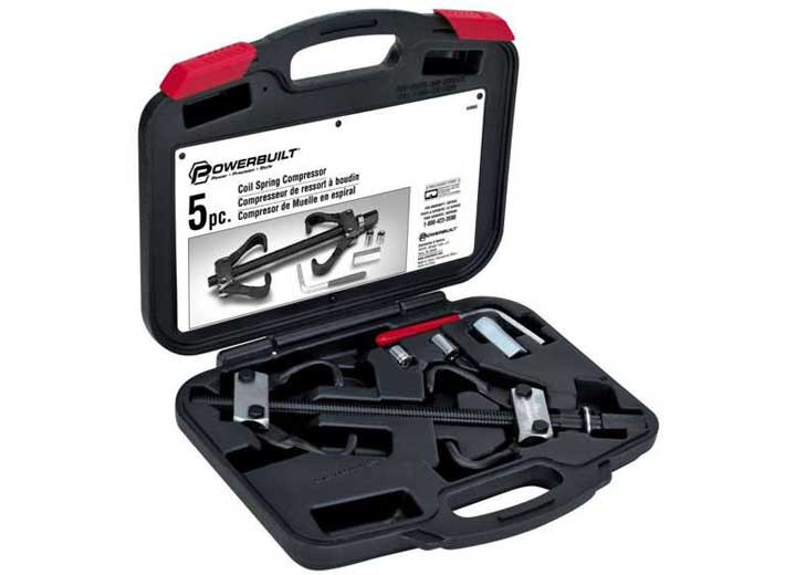Powerbuilt - 5 Piece Coil Spring Compressor Kit - 648603
