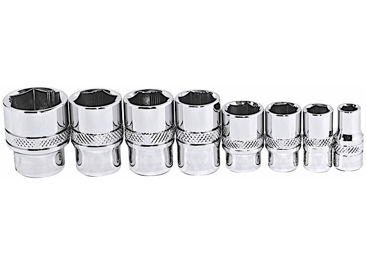 Powerbuilt - 8 Piece Zeon Metric Socket - 941322A