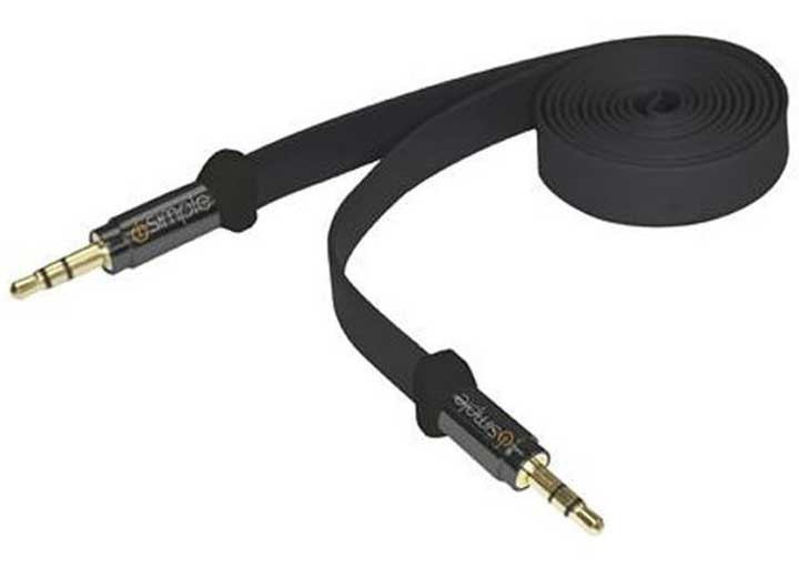 Pac Audio Accessories - 3ft Narrow Flat Auxiliary Cable - ISMJ23B