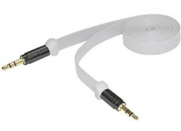 Pac Audio Accessories - Flat Aux 6ft White - ISMJ56W