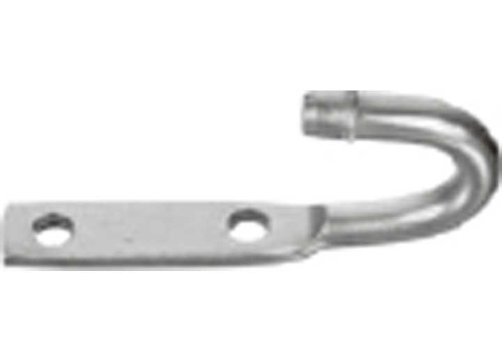Pacific Cargo Control - Cargo Control Rope Hook  Zinc Plated Predrilled Holes 3/8in  X 31/2in L - 99-45-411