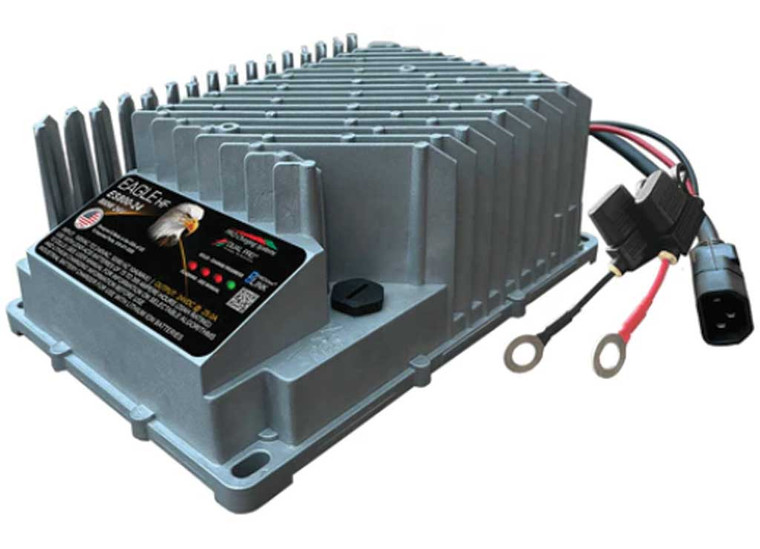 PRO Charging Systems - 800w 24v Marine Charger W/ring Terminals; Inline Blade Fuses; 3in Ac - ES0800-24V003