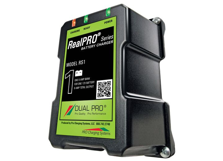 PRO Charging Systems - 12volt/6amp Single Bank Waterproof Battery Charger - RS1
