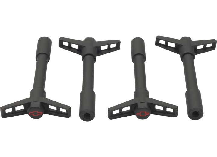 Proform - V/c Wng Nuts Chev Bowtie Blk - 141-756