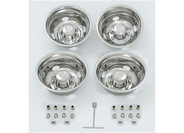 Phoenix - Trailer Dual Wheel 16in/16.5in 8lug 4hh Dotliner Simulator Set - NDT165