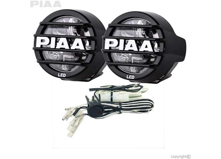 Piaa - Led Fog Lamp Kit 2x3w Led Bulbs W Harness/switch - DK537BEG