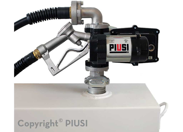 Piusi - Ex50 12v 15gpm Ul Fuel Pump Basic+ Kit (auto Nozzle) - F0037251D