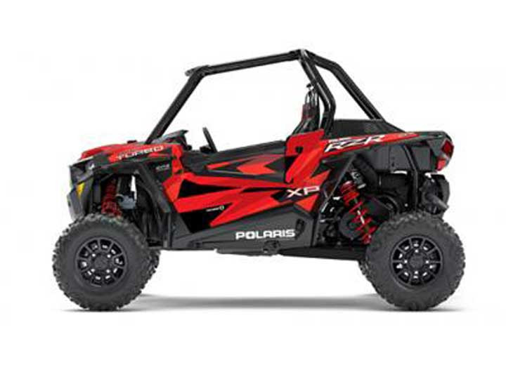 Pro Armor UTV - 2018 Polaris Rzr Xp 1000/turbo Lower Door Insert Graphicmatte Sunset Red - P183G502MSR