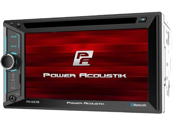 Power Acoustik - 2din Incite Source Unit W/bluetooth & 6.2in Lcd - PD623B