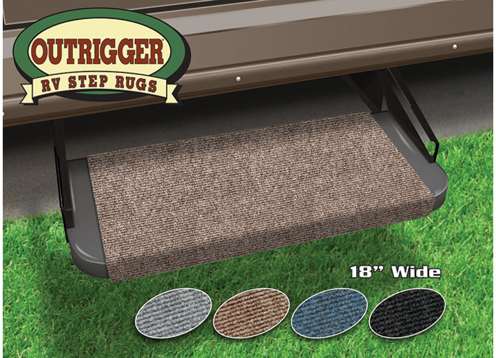 Prest-O-Fit - Outrigger Rv Step Rug (18in Wide)  Walnut Brown - 2-0311