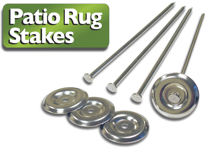 Prest-O-Fit - Patio Rug Stakes  4 Pack - 36557