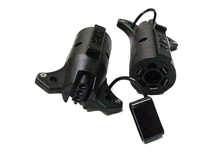 Pollak Engineered - 7way Rv To 4way Flat Adapter - 12-716EP