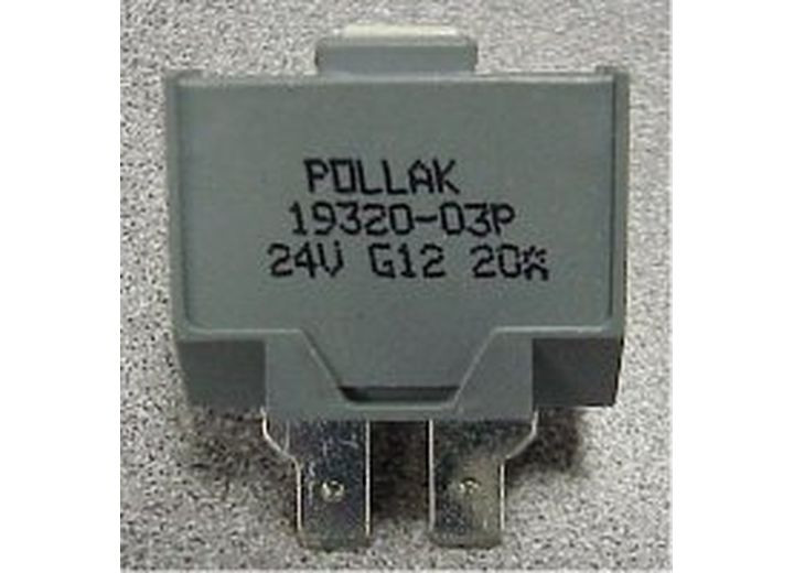 Pollak Engineered - Circuit Breaker Maxistyle 30 Amp Plastic Manual Reset - 54-331PL