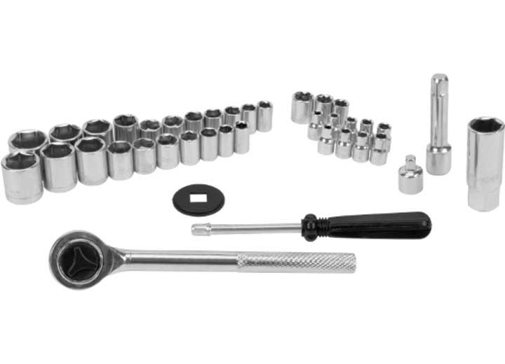 Performance Tool - 40pc 1/4in &3/8in Dr Socket Set - W1173