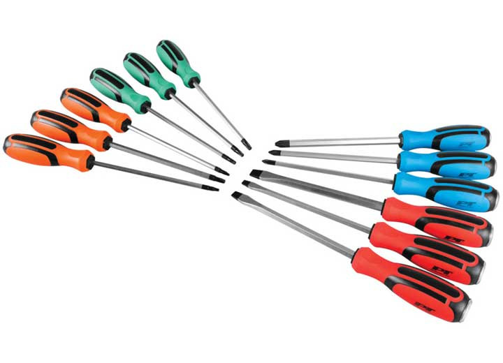 Performance Tool - 12 Pc Gothru Screwdriver Set - W1741