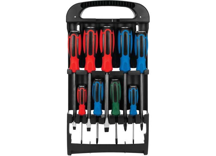 Performance Tool - Screwdriver Set With Rack 9 Pcs - W1742
