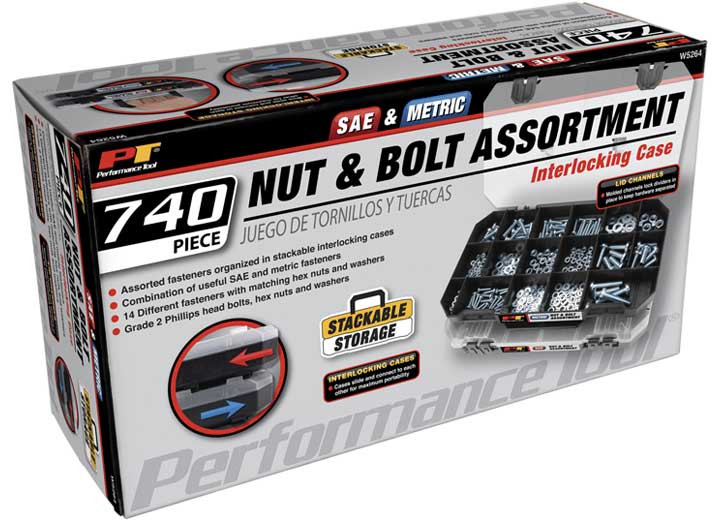 Performance Tool - 740 Pc Stacking Interlocking - W5264