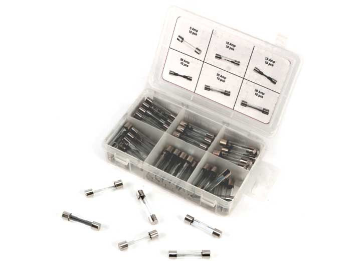 Performance Tool - 60pc Agc Glass Fuse Asst - W5375