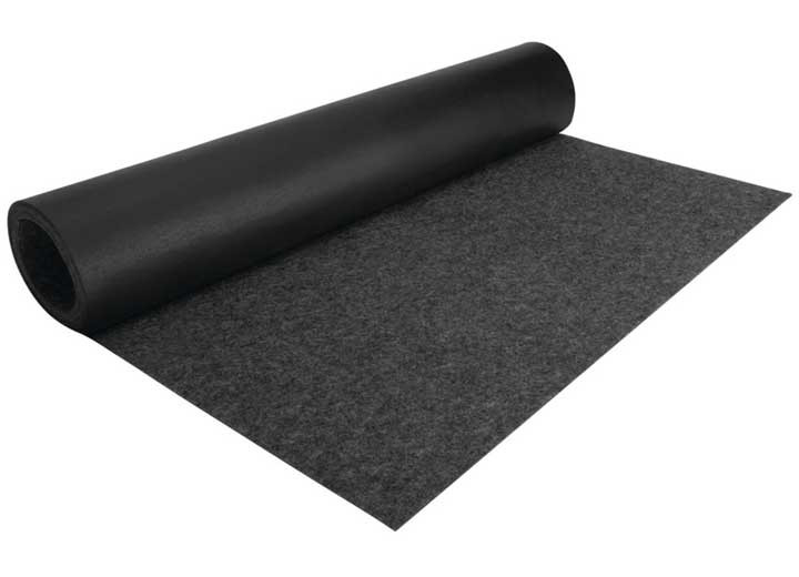 Performance Tool - Absorbent Floor Mat 20ft X 7.4ft Cut To Fit Black - W88803