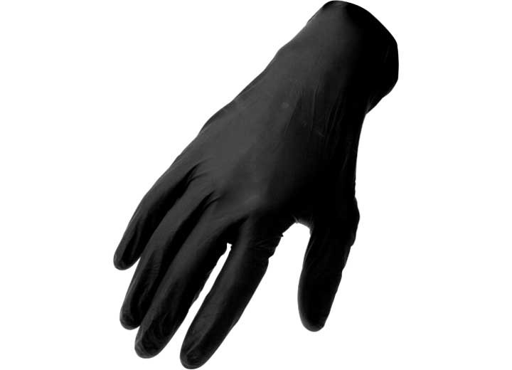 Performance Tool - Performance Tool Disposable 5 Mil Black Nitrile Gloves W/textured Finger Tips100/bxsize L - W89012