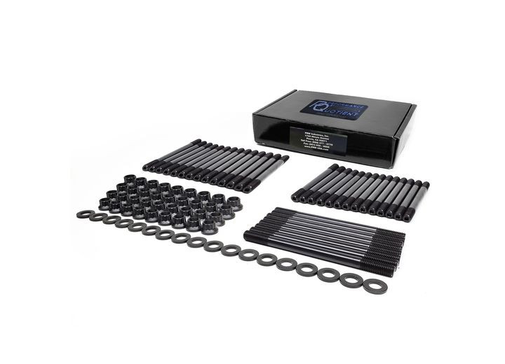 PRW - Head Stud Kit Ford 7.3l Diesel 19942003 Custom4140 Parellel Ground Washers 12pt Nuts - 1044501