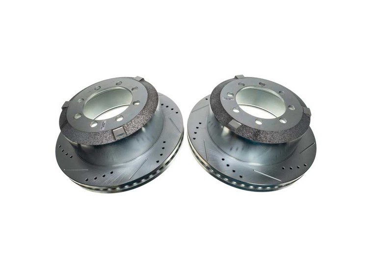 Powerstop - 1922 Ram 3500 Rear Drilledslotted Rotor Pair - AR83100XPR