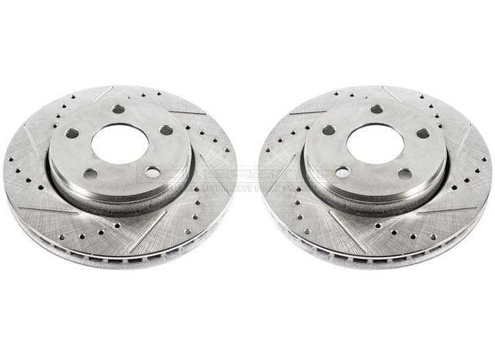 Powerstop - Evolution Drilled & Slotted Rotors - AR8780XPR