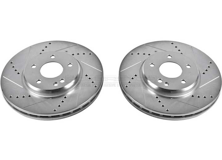 Powerstop - Evolution Drilled & Slotted Rotors - EBR625XPR