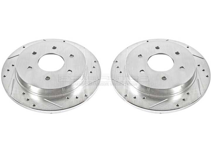 Powerstop - Evolution Drilled & Slotted Rotors - JBR994XPR