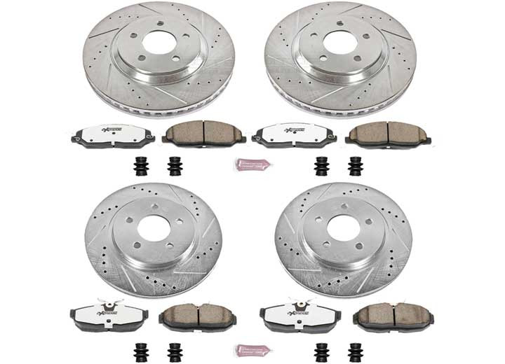 Powerstop - Front & Rear Street Warrior Brake Kit - K1381-26