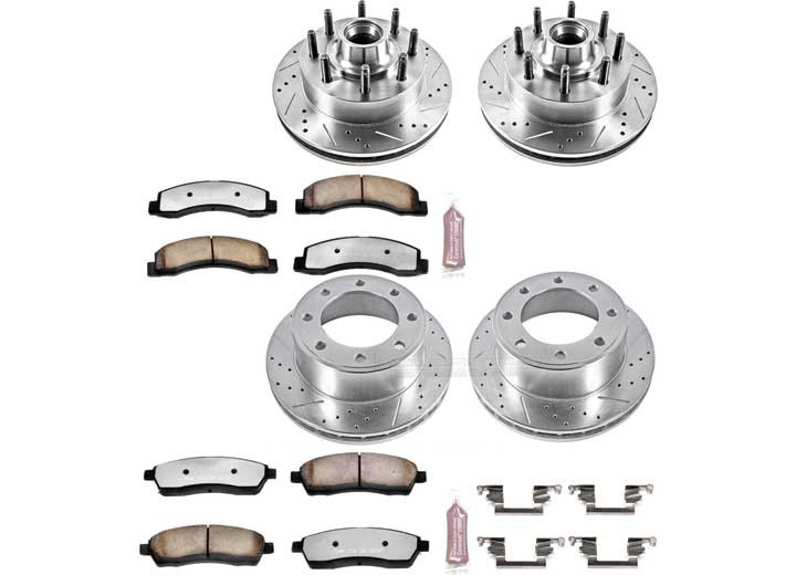 Powerstop - Front & Rear Truck And Tow Brake Kit - K1393-36