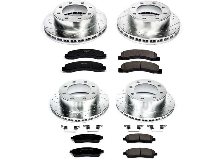 Powerstop - Front & Rear 1 Click Brake Kit W/ Hardware - K1906