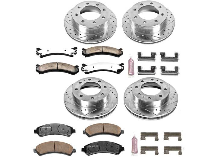 Powerstop - Front & Rear Truck And Tow Brake Kit - K2073-36