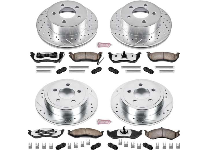 Powerstop - Front & Rear Truck And Tow Brake Kit - K2154-36