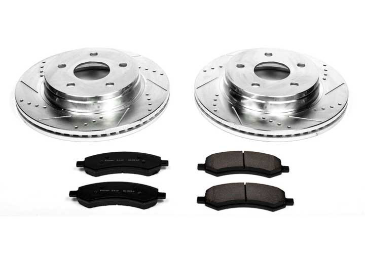 Powerstop - Front 1 Click Brake Kit W/ Hardware - K2163