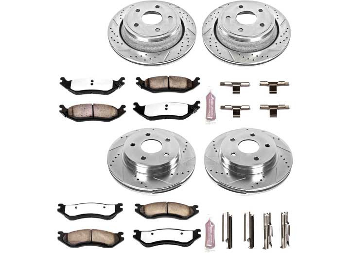 Powerstop - Front & Rear Truck And Tow Brake Kit - K2168-36