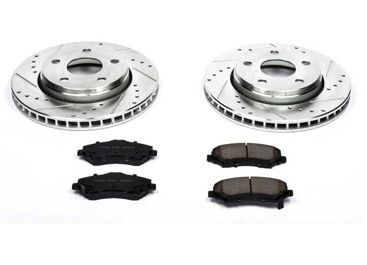 Powerstop - Front 1 Click Brake Kit W/ Hardware - K3097