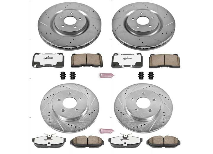 Powerstop - Front & Rear Street Warrior Brake Kit - K4042-26