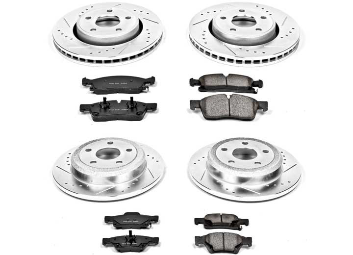 Powerstop - Front & Rear 1 Click Brake Kit W/ Hardware - K5952
