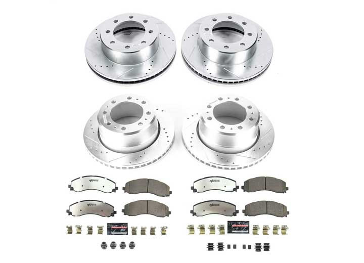 Powerstop - 20192022 Ram 3500 Front And Rear Z36 Truck & Tow Brake Kit - K8639-36