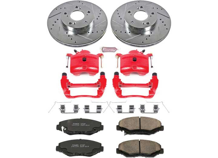 Powerstop - Z23 Evolution Sport Brake Upgrade Kit With Calipers - KC1043A