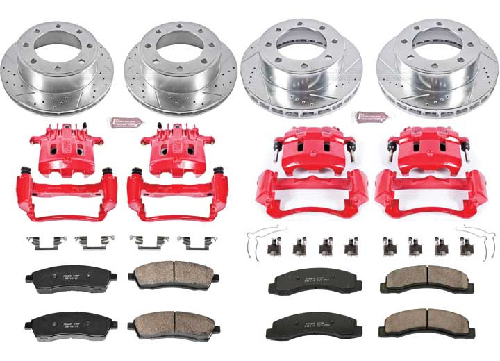 Powerstop - Front & Rear 1 Click Kit W/calipers - KC1906