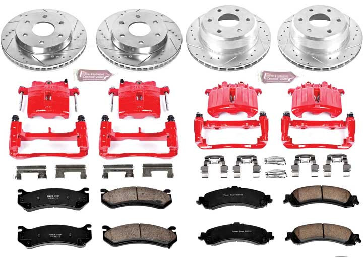 Powerstop - Front & Rear 1 Click Kit W/calipers - KC2015