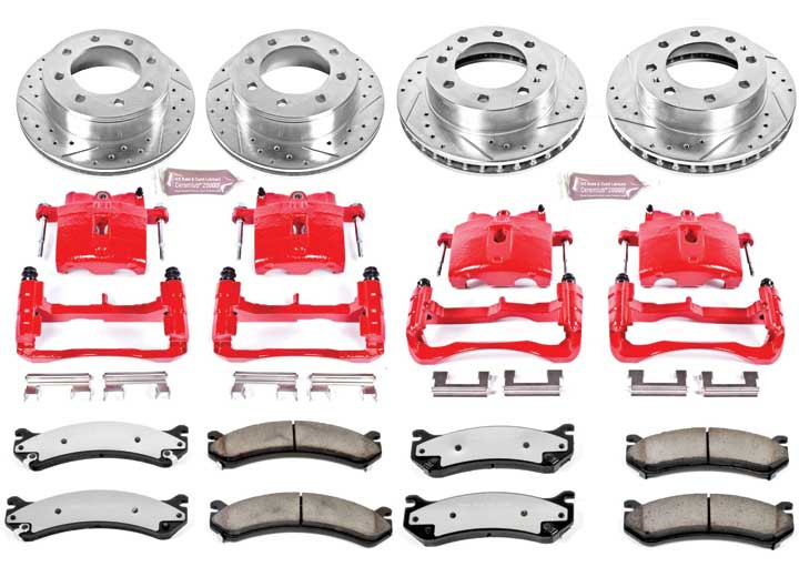 Powerstop - Front & Rear Z36 1click Kit W/caliper - KC2027-36